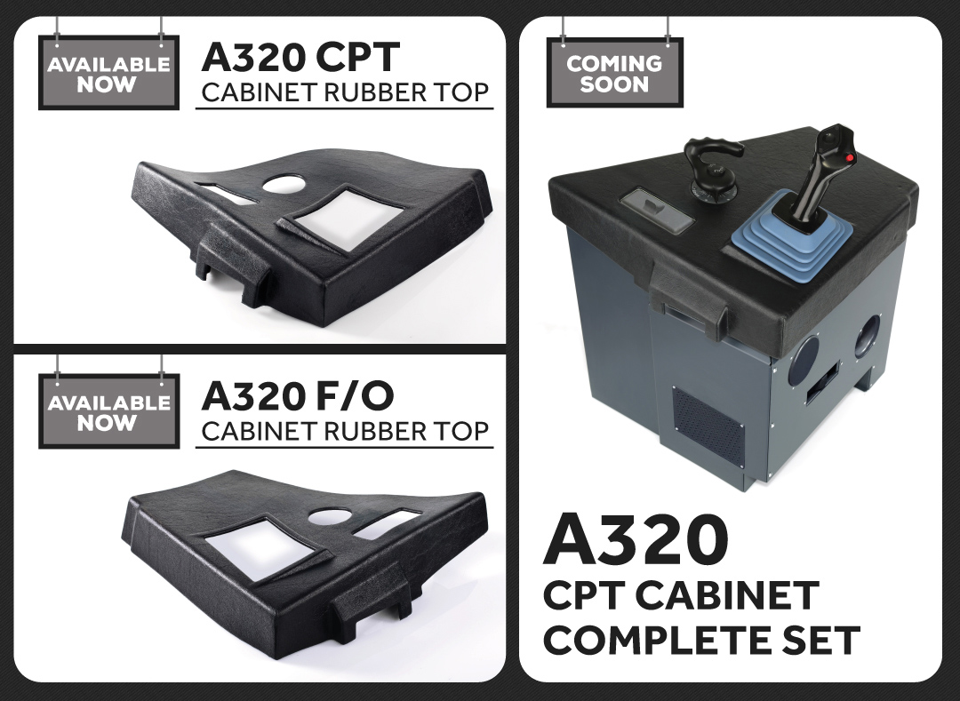 FSC A320 FORWARD LATERAL CONSOLE FO FULL SET